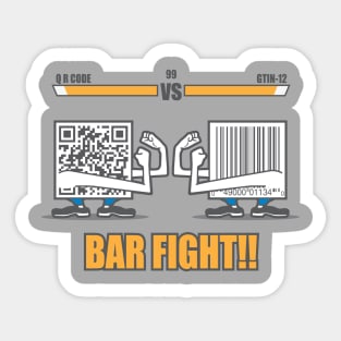 Bar Fight Sticker